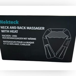 New Nekteck Neck and Back Massager with Heat